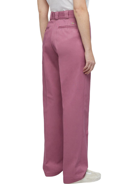 Women's Fabric Trousers Mellow Mauve
