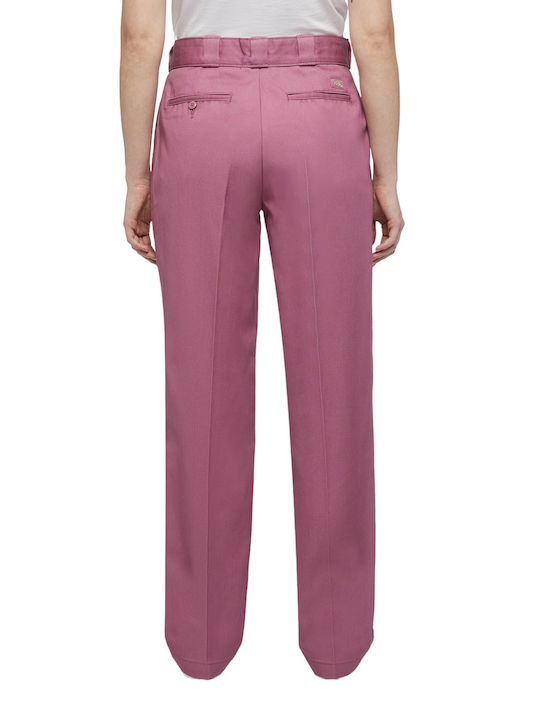 Women's Fabric Trousers Mellow Mauve