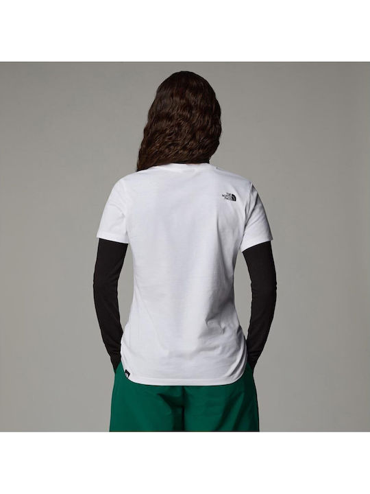 Easy Γυναικείο Αθλητικό T-shirt Λευκό