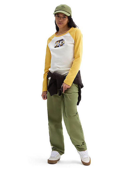 Lizzie Everyday Γυναικείο T-shirt Yellow/white
