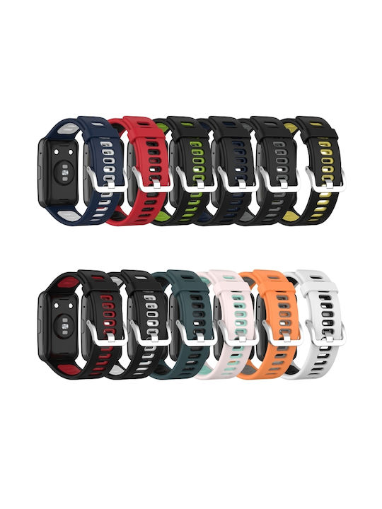 Armband Silikon Schwarz (Huawei Watch Fit)