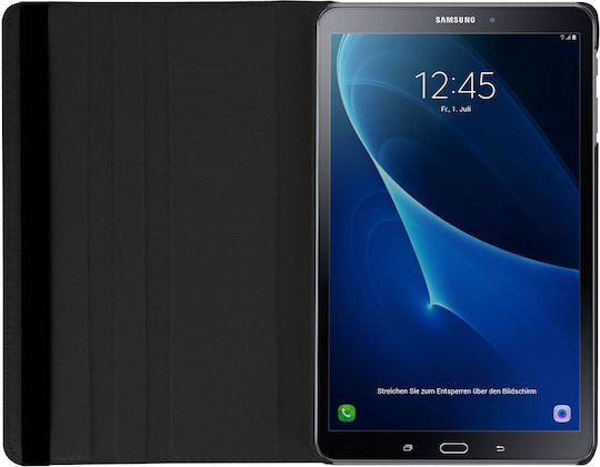 Avizar Flip Cover Rotativă Neagră (Samsung Tab A 10.1, A6 10.1)