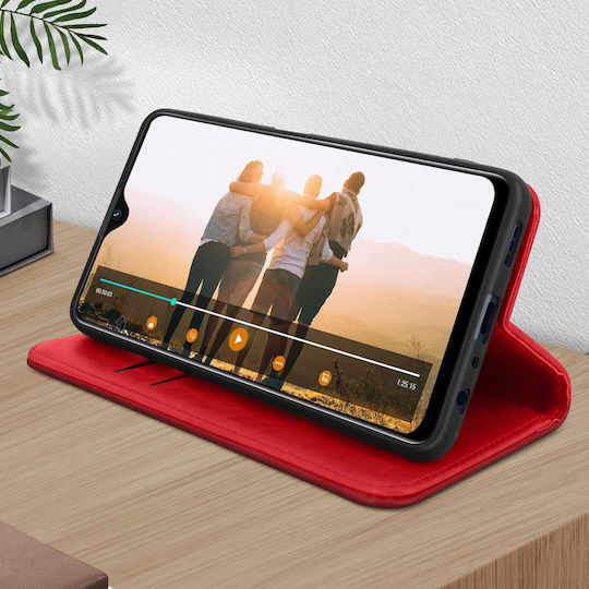 Folio Case Oppo A16 A16s Video Stand Red