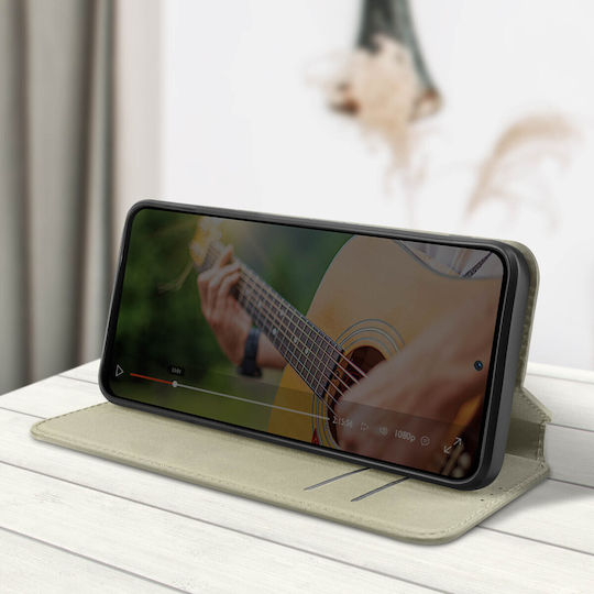 Flip Case Oppo Find X5 Pro Magnetic Card Holder Video Support Gold