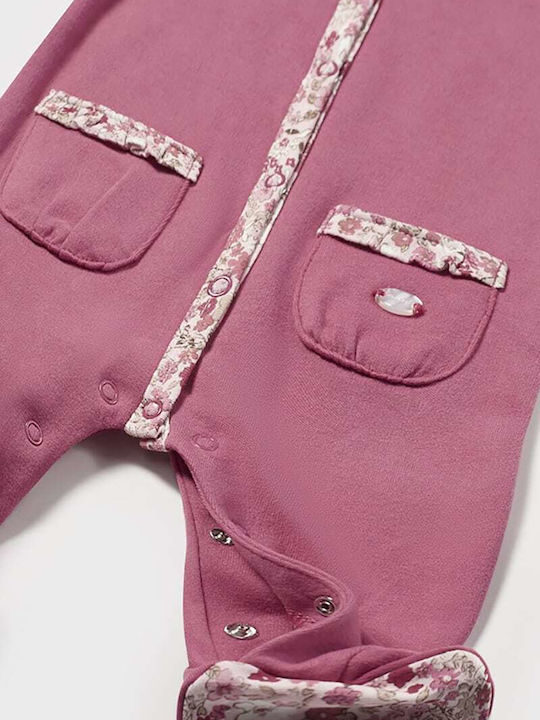 Mayoral Baby Bodysuit Set Long-Sleeved Pink 2pcs