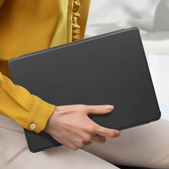 Avizar Флип капак Въртящ се с Клавиатура Черен (Samsung Galaxy Tab S9 FE Plus) FOLIO-SLIM-BK-X610