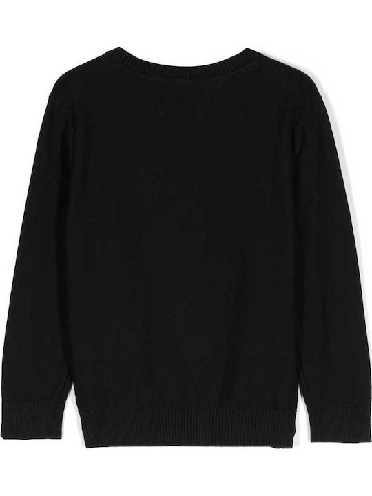 Kinder-Sweatshirt Schwarz Monogram