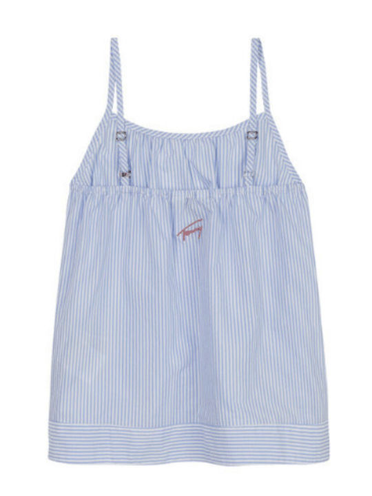 Tommy Hilfiger Kinderhemd Langarm Blau Stripe