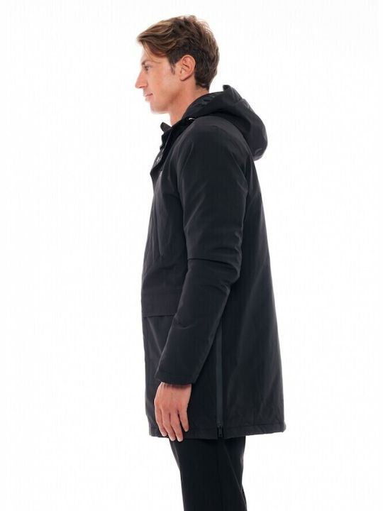 Splendid Men's Winter Parka Jacket Black