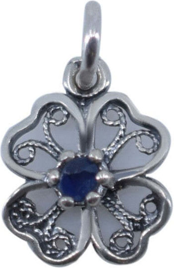 Metallic Pendant Motif for Jewelry from 925 Silver