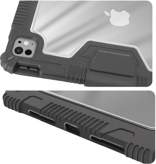 Akashi Flip Cover με Πληκτρολόγιο Μαύρη (iPad Pro 2024 13")