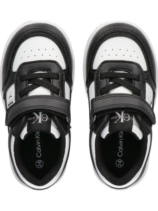 Kinder Sneakers mit Klettverschluss Schwarz