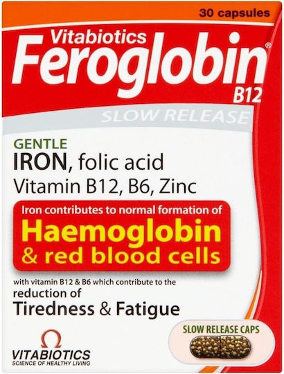 Vitabiotics Feroglobin Slow Release 30 caps