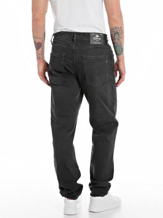 Replay Herren Jeanshose in Relaxed Fit Black