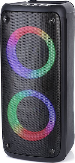 Media-Tech Boxă Karaoke Cu Microfon Cu Fir Și Efecte De Iluminare MT3181 Negru