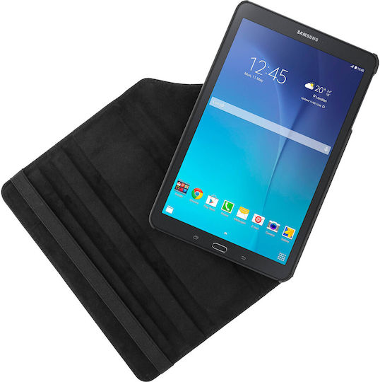 Avizar Flip Cover Rotierende Schwarze (Samsung Galaxy Tab E 9.6)