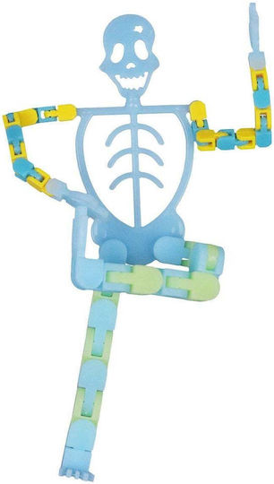 Phone Holder Adult Decompression Toy Halloween Skeleton Style Blue 17 Cm Length