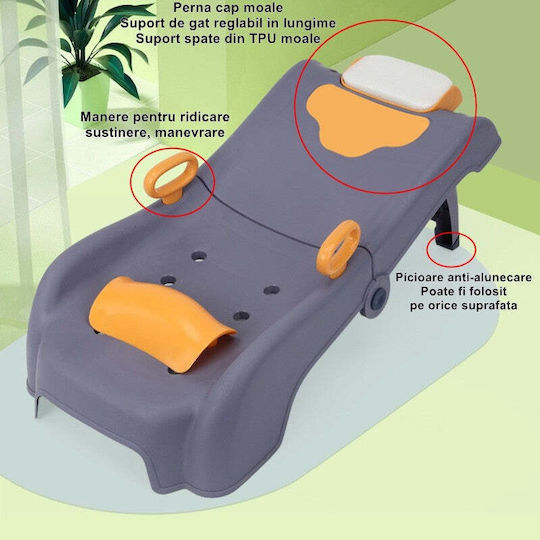 Blue Baby Bath Bed