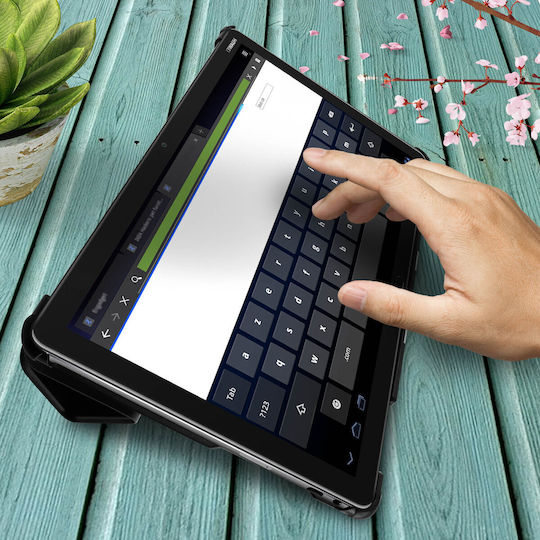 Avizar Флип Капак Черен Huawei MediaPad M5 Lite