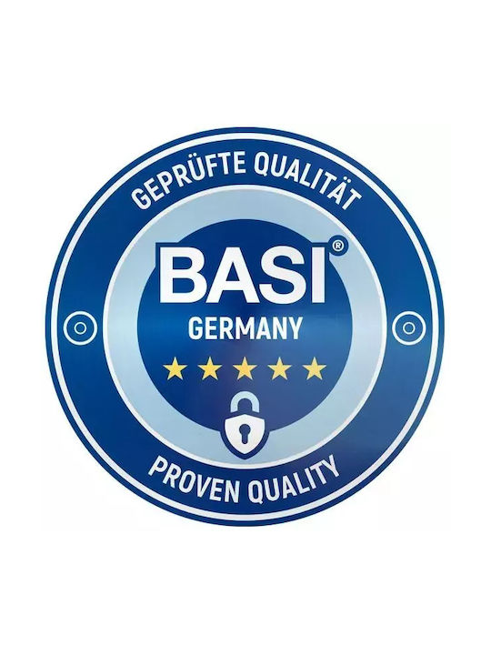 Basi SSZ 200 Wall-mounted Combination Key Holder Metallic with Combination Dial 9.6x4x11cm