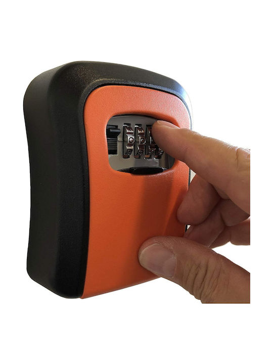 Basi SSZ 200 Wall-mounted Combination Key Holder Metallic with Combination Dial 9.6x4x11cm