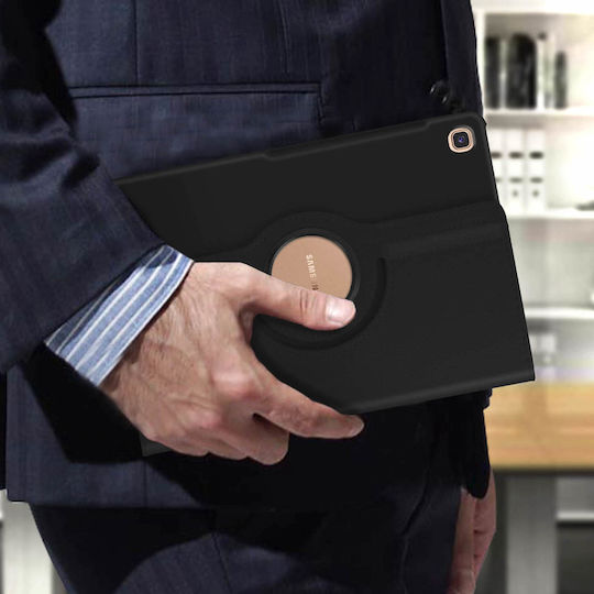 Avizar Flip Cover Περιστρεφόμενη Μαύρη (Samsung Galaxy Tab S5e)