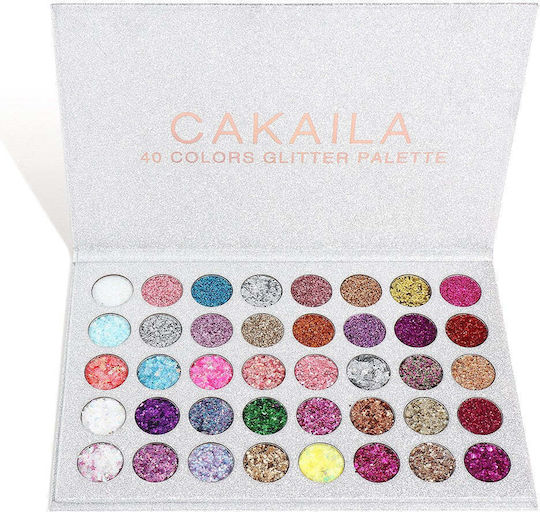 Set Machiaj Paletă Sclipici 40 Culori Glitter Flippy