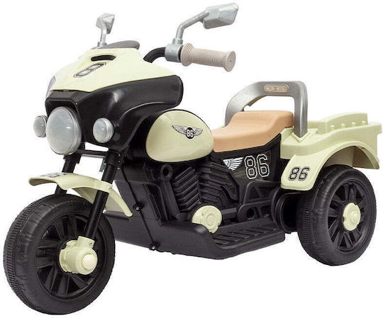 Motocicletă pentru copii Electrică Alb
