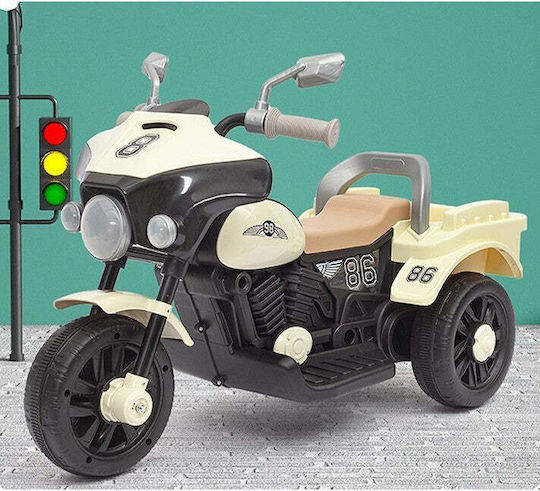 Motocicletă pentru copii Electrică Alb