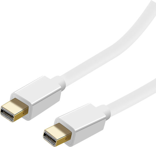 Avizar Cable mini DisplayPort male - mini DisplayPort male 1.8m White ()