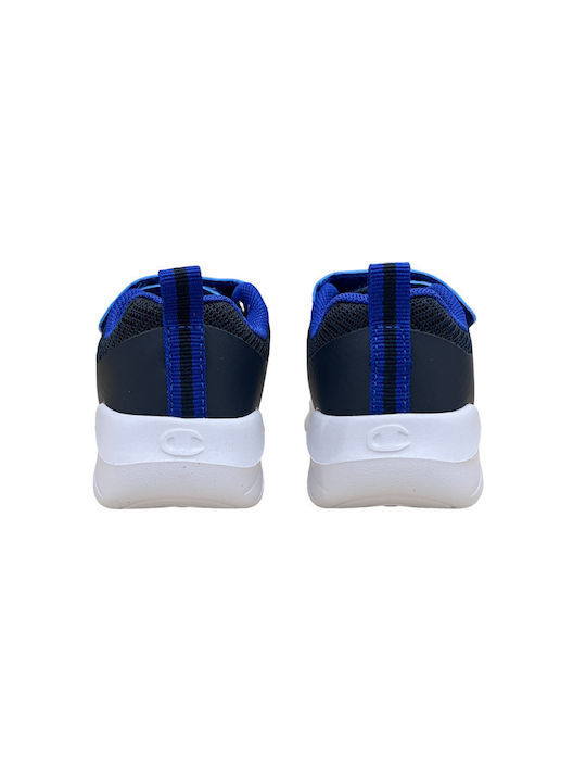 Infant Unisex Softy Evolve Td Low Cut Kids Sports Shoes Running with Hoop & Loop Closure Navy Blue