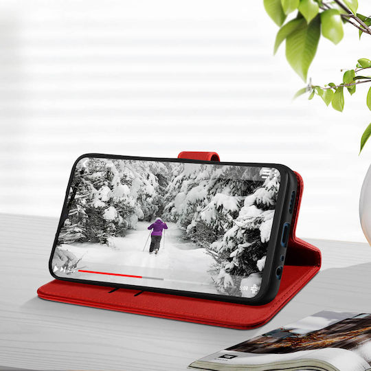 Folio Honor 70 Lite X8 5g X6 Case Video Stand Red