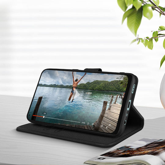 Folio Oppo Reno 8 Lite 5g Wallet Cover Video Stand Feature Black