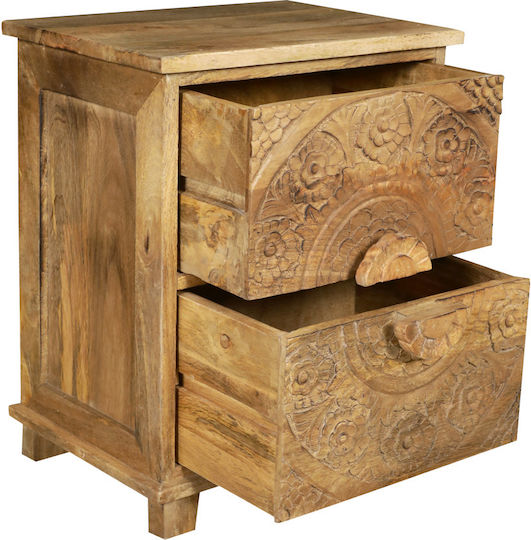 Nachttisch Bali Beige 40x32x51cm