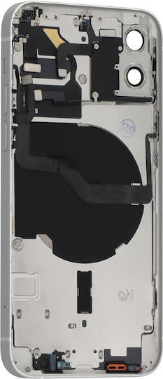 Clappio Καπάκι Μπαταρίας Λευκό για iPhone 12