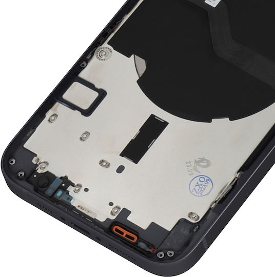 Clappio Batterieabdeckung Schwarz für iPhone 12