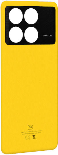 Clappio Battery Cover Yellow for Poco X6 Pro
