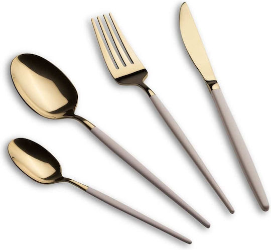 Berlinger Haus Set de Tacâmuri Inoxidabil Auriu 24buc