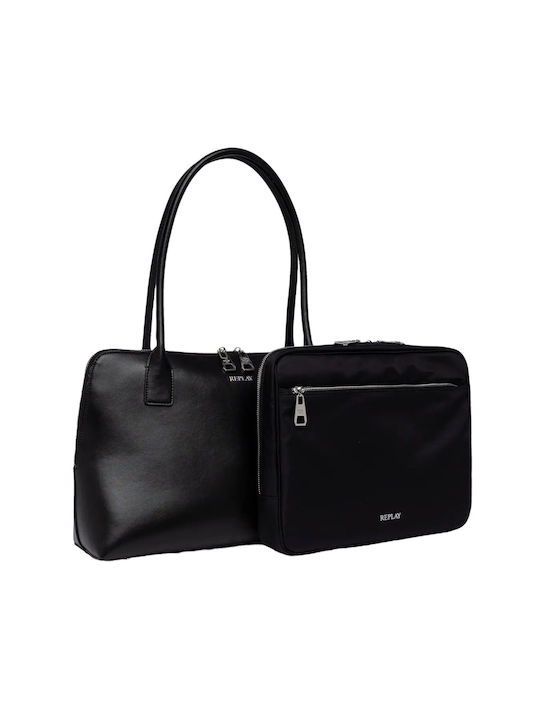 Replay Damen Tasche Schulter Schwarz