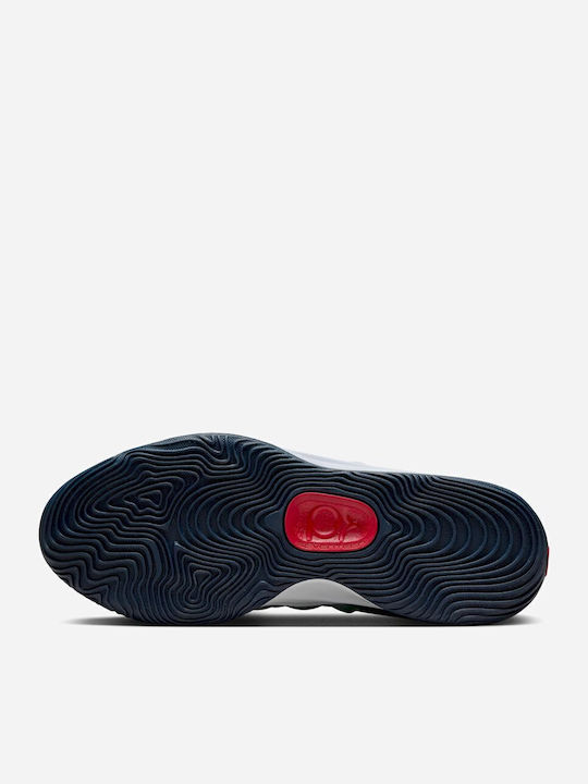 KD17 Χαμηλά Μπασκετικά Παπούτσια White / Obsidian / University Red