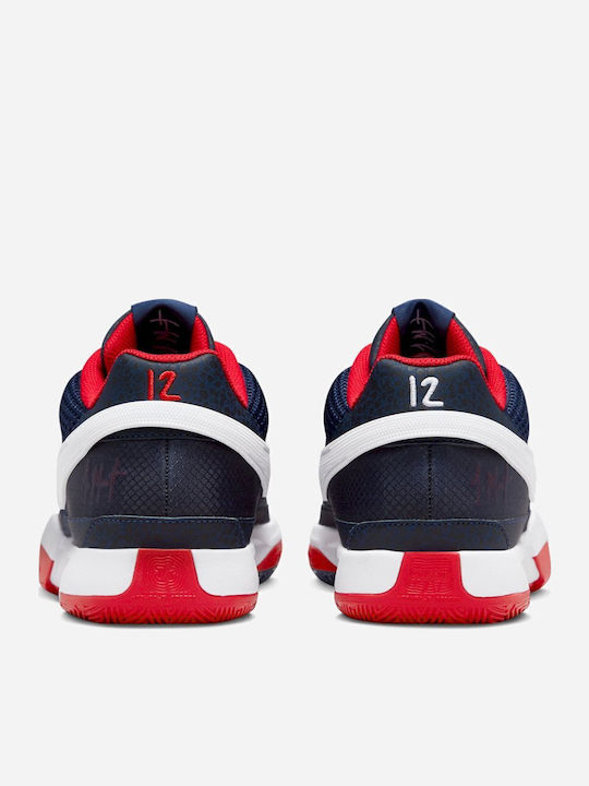 Ja 1 Low Basketball Shoes Midnight Navy / White / University Red