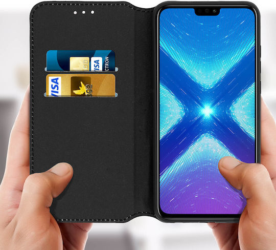 Slim Classic Edition Stand Case Card Slot Honor 8x – Black