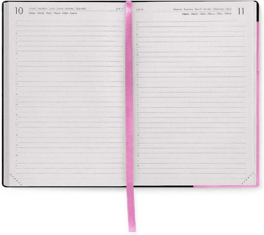 Daily Diary 2025 Legami 12x18cm Medium Bubblegum Ag2512049