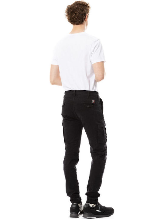 CESAR Hose Cargo Elastisch Schwarz