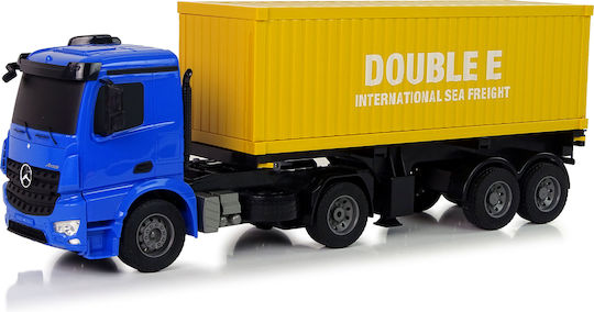 Large R C Truck Mercedes Arocs Blue 1:20 Container 58 Cm Long