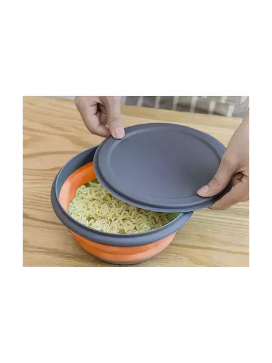 Ruhhy Silicone Lunch Box Gray 19x19cm 3pcs