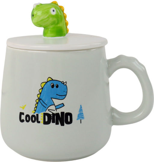 Dinosaur Κούπα Κεραμική Μπλε 350ml