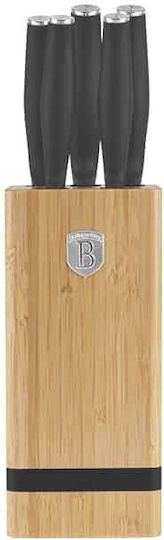 Berlinger Haus Collection Set Knives with Base Made of Stainless Steel 5 Pieces