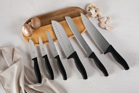 Berlinger Haus Black Rose Collection Messer Set aus Rostfreiem Stahl 6 Stück