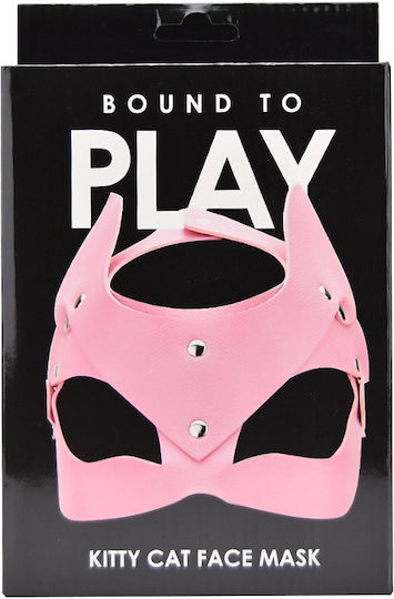 Bound to Please Play Kitty Cat BDSM Μάσκα σε Ροζ Χρώμα